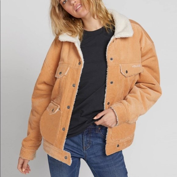 Volcom Woodstock Cord Reversible Jacket - Picture 2 of 16